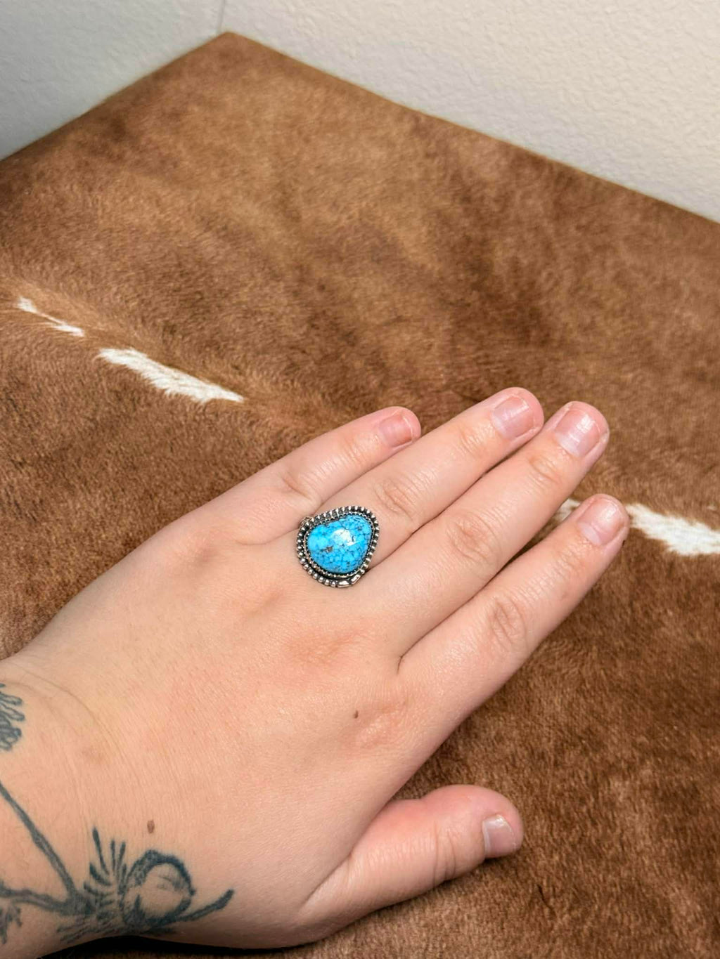 Bisbee Turquoise ring. Size 8