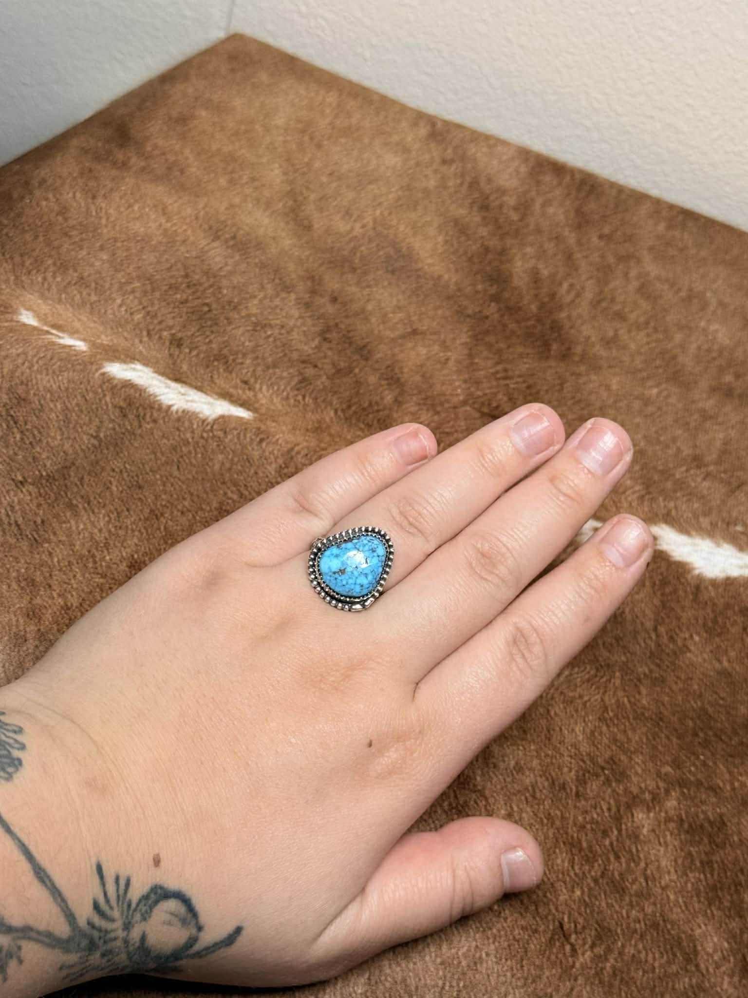 Bisbee Turquoise ring. Size 8