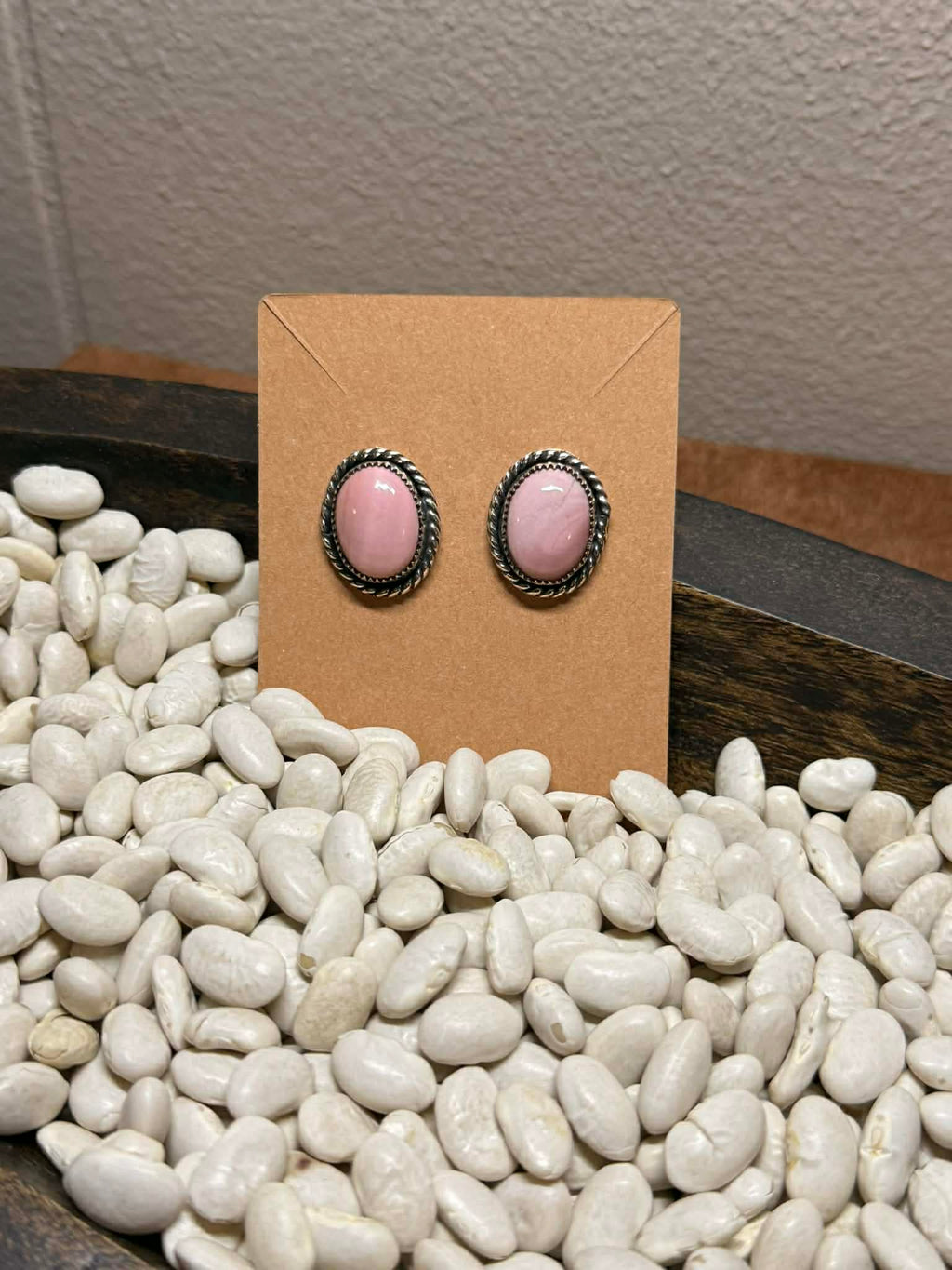 Pink Opal Earings
